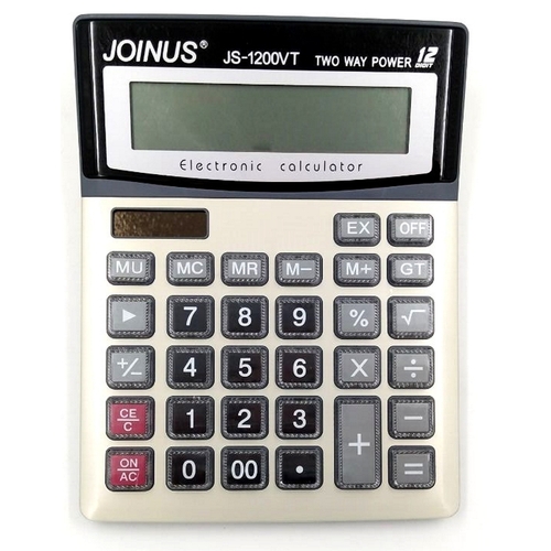Калькулятор 12- разрядов 147×160×35 мм（JOINUS）/计算器-12位（JOINUS）