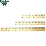 Линейка деревянная  15, 20, 25, 30, 40 см （bandun）木直尺(bandun）