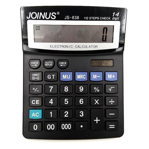 Калькулятор 14- разрядов 167×210×47 мм（JOINUS）/计算器14位-JOINUS
