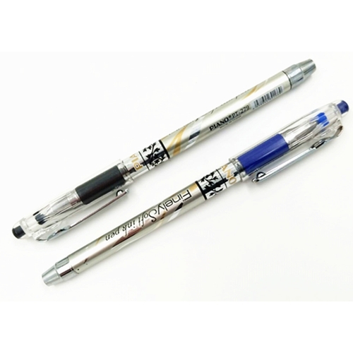 Ручка шариковая на масляной основе, син. 0,7мм（piano）/镀银杆中油笔-0.7mm