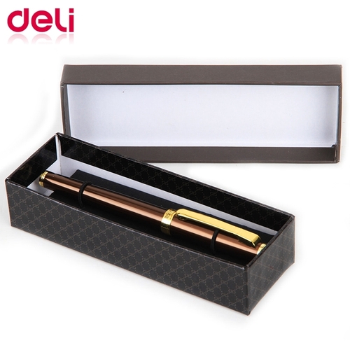Ручка линеров, черн.  0.5 мм deli/礼盒签字笔-黑色0.5mm