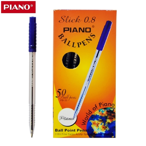 Ручка шариковая на маслянной основе, син. 0,8мм（piano）/中油笔-蓝0.8mm