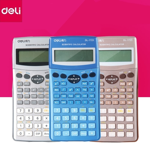 Калькулятор инженерный,10+2 разрядный 60×80×20 мм（deli）/函数计算器-10+2位吸卡