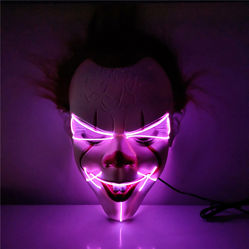 Маска светящаяся“Оно”/紫光鬼脸面具