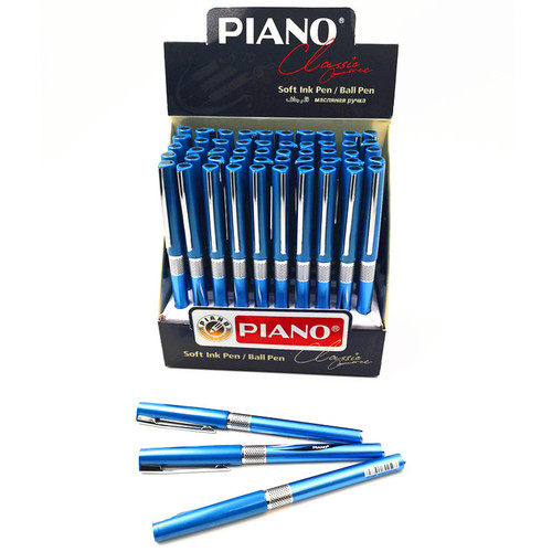 Ручка шариковая на масляной основе, син. 、черн. 0,7мм（piano）/中油笔-0.7mm蓝色