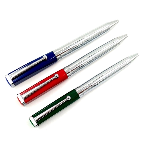 Ручка шариковая син./铁杆圆珠笔-蓝（大红、蓝、绿）