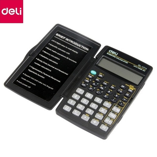 Калькулятор инженерный 10-разрядный 120×72×12 мм（deli）/计算器/10位