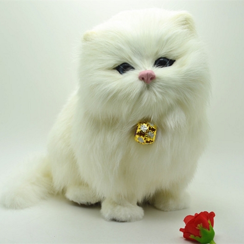 Игрушка сувенир с натуральной шерстью Кошка