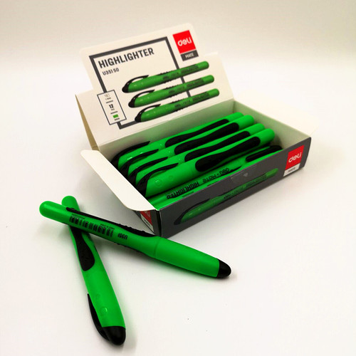 Текстовыделитель Зеленый 1-5мм（deli）/荧光笔-绿色