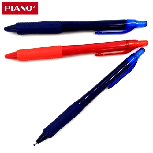 Ручка шариковая автоматическая на масляной основе, син. 0,7мм（piano）/按动中油笔-0.7mm蓝色