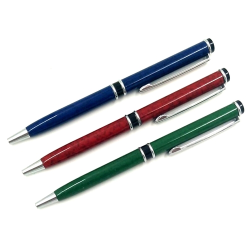Ручка шариковая  син.11.5 см/铁杆圆珠笔-蓝（短彩杆）