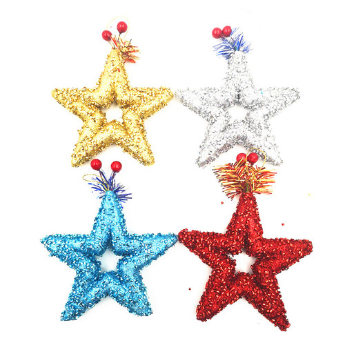 Ёлочная игрушка звезда （16×20см）