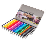 Набор цветных карандашей в металлической упаковке 36 цв （deli）/36色高档油性彩铅