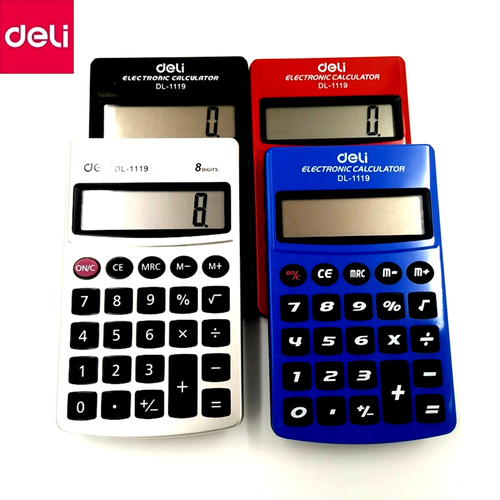 Калькулятор 8-разрядный 117×70×11 мм（deli）/便携型计算器- 8位