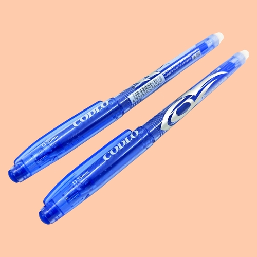 Ручка гелевый со стирающимися  чернилами син. 0.5 мм/可擦笔透明杆蓝芯0.5mm