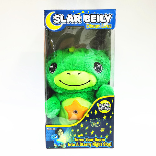 Мягкая игрушка с проекцией звездного неба25см/毛绒玩具-青蛙投影（带盒）