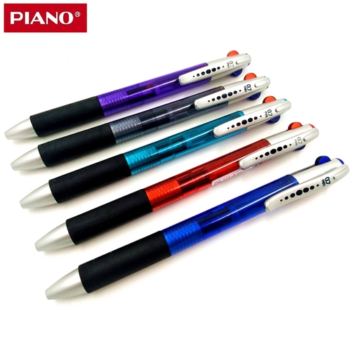 Ручка шариковая двухцветная на масляной основе, син., крас. 0,7 мм （piano）/双色中油笔-红、蓝