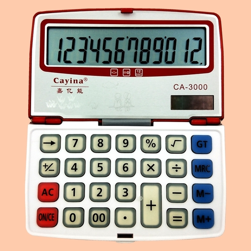 Калькулятор 12-разрядный（CAYINA） 68×150 мм/翻盖计算机-12位