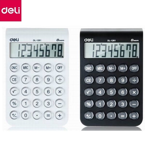 Калькулятор 8-разрядный（deli） 143×90×28 мм/计算器/8位