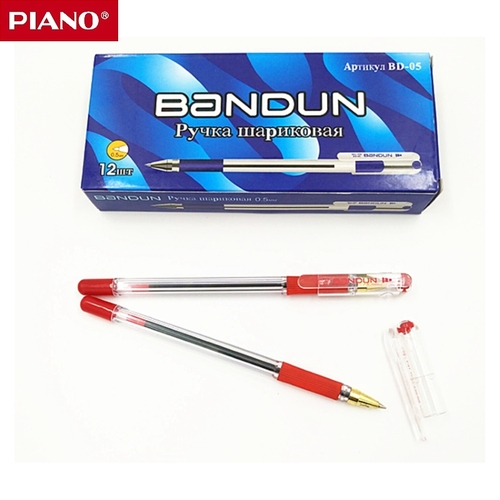Ручка шариковая на масляной основе,  крас. 0.5mm（Piano）/中油笔-0.5mm（bandun）