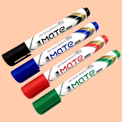 Набор маркеров для доски  4 цв заправляющиеся(2 мм)/袋装白板笔可加（混）4支装