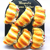 Сквиши Еда на магните （11×6.5×6.5см）/仿真料理面包（有磁）