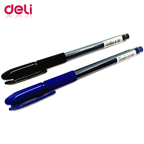 Ручка шариковая на масляной основе 1,0 мм（deli）/胶套中油笔-1.0 mm