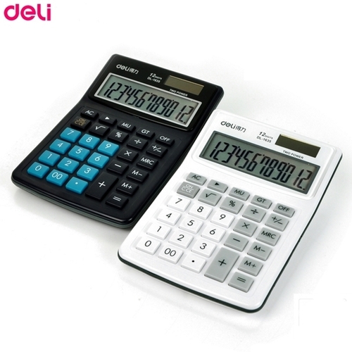 Калькулятор 12-разрядный водонепроницаемый 158×128×42 мм（deli）/防水计算器-12位吸卡