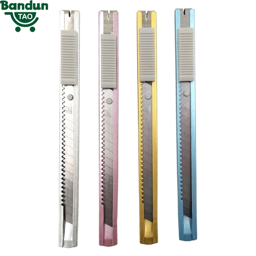 Нож канцелярский 9 мм（Bandun）/美工刀-小4色