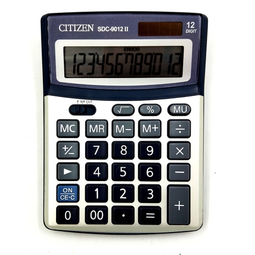Калькулятор 12-разрядный（CITIZEN） 110×145 мм/计算器-12位（CITIZEN）