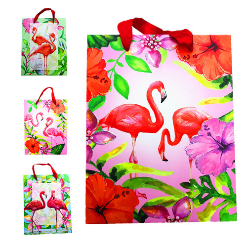 Пакет подарочный Фламинго