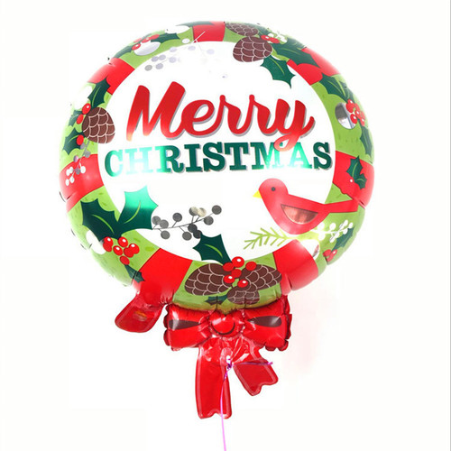 Фольгированный шар Новогодний 60.9см/铝箔气球-24寸圣诞花环