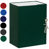 Короб архивный с завязками OfficeSpace разборный, БВ, 150мм,до 1400л/纸卡文件夹绿