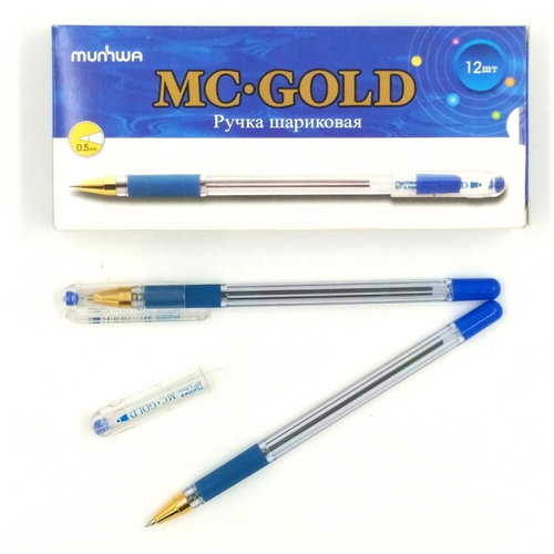 Ручка шариковая 0.5mm MC.GOLD（KOREA）/圆珠笔-蓝 0.5mm（韩国）