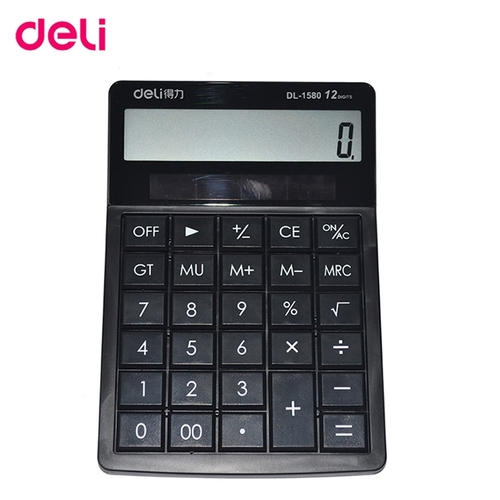 Калькулятор 12-разрядный（deli） 175×120×27 мм/计算器-12位