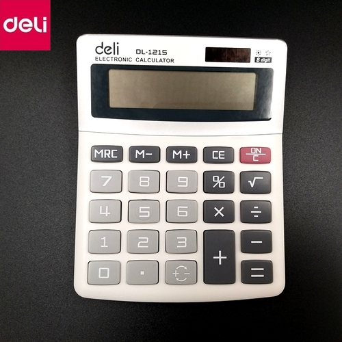 Калькулятор 8-разрядный（deli） 130×105×30 мм/计算器/8位