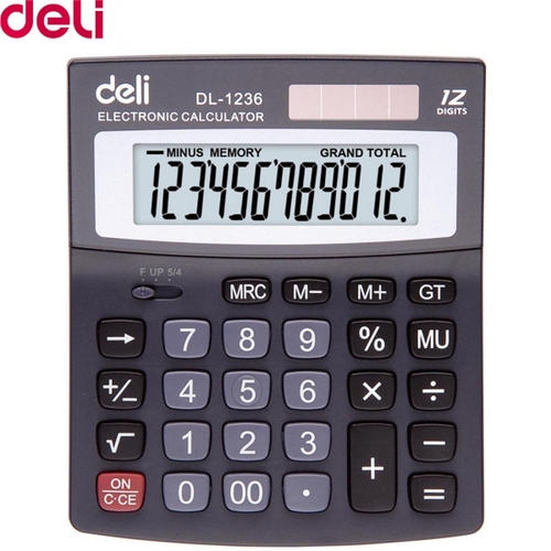 Калькулятор, 12-разрядный（deli） 135×112×35 мм/桌上型计算器- 12位（deli）