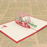 3D поздравительная открытка "Love"