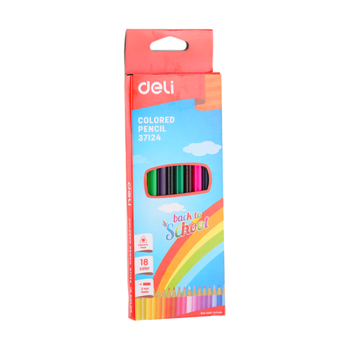 Цветные карандаши 18 цв（deli）